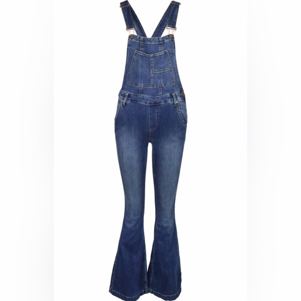 Free people denim overalls 24 size